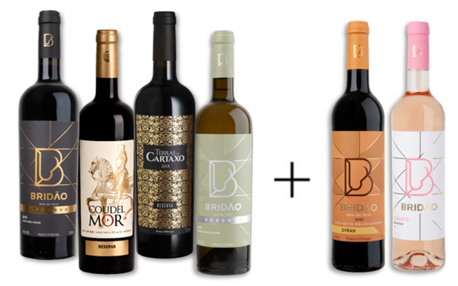 Reserva wines box 4 units + Offer Bridão Syrah and Bridão Rosé (online exclusive)