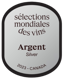 Sélections Mondiales des Vins Canada Silver 2023