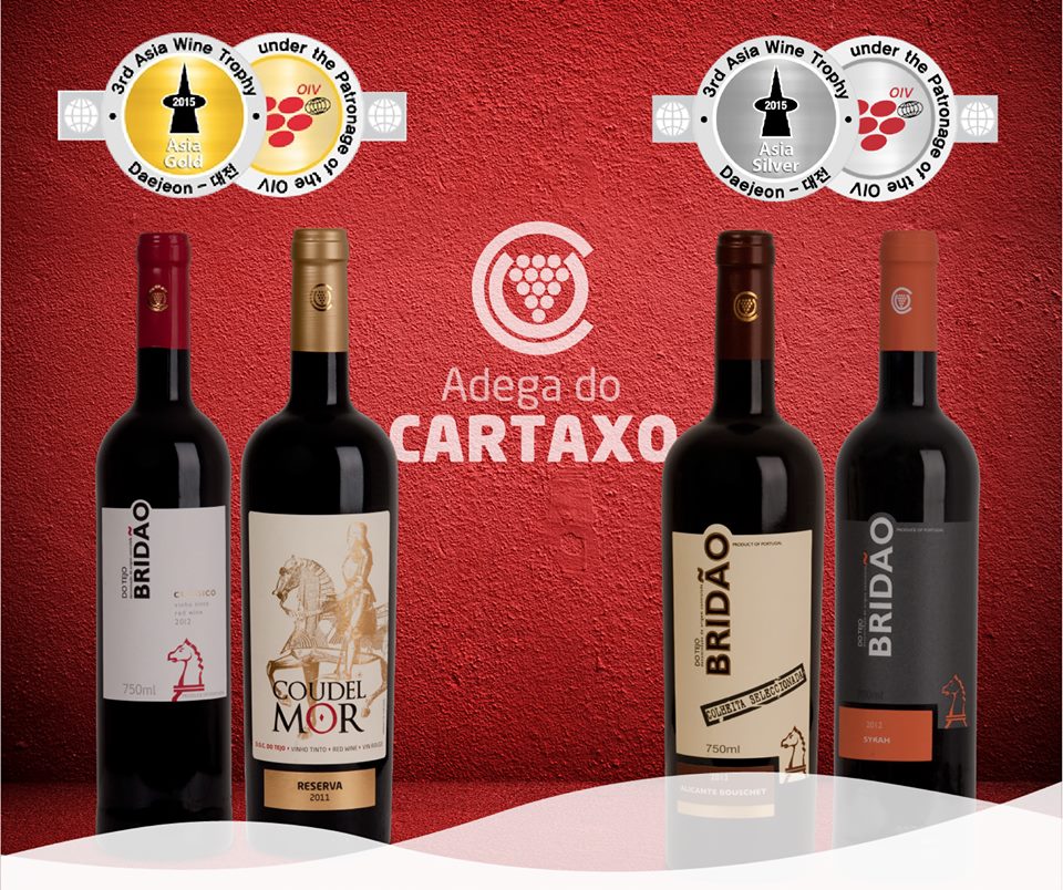 A Adega do Cartaxo recebeu 4 medalhas no Concurso “Asia Wine Trophy”