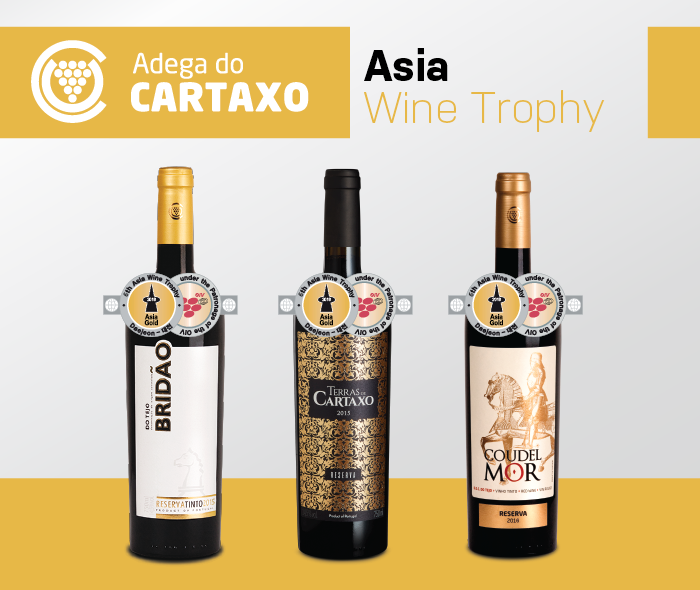 Adega do Cartaxo wins 3 medals at the Asia Wine Trophy