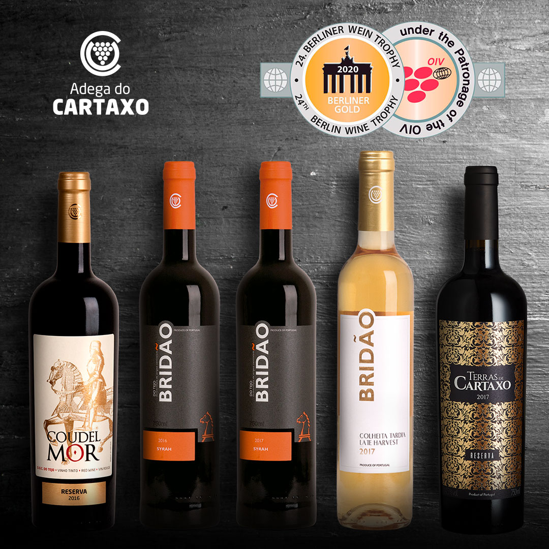 Adega do Cartaxo wins five gold medals at the Berliner