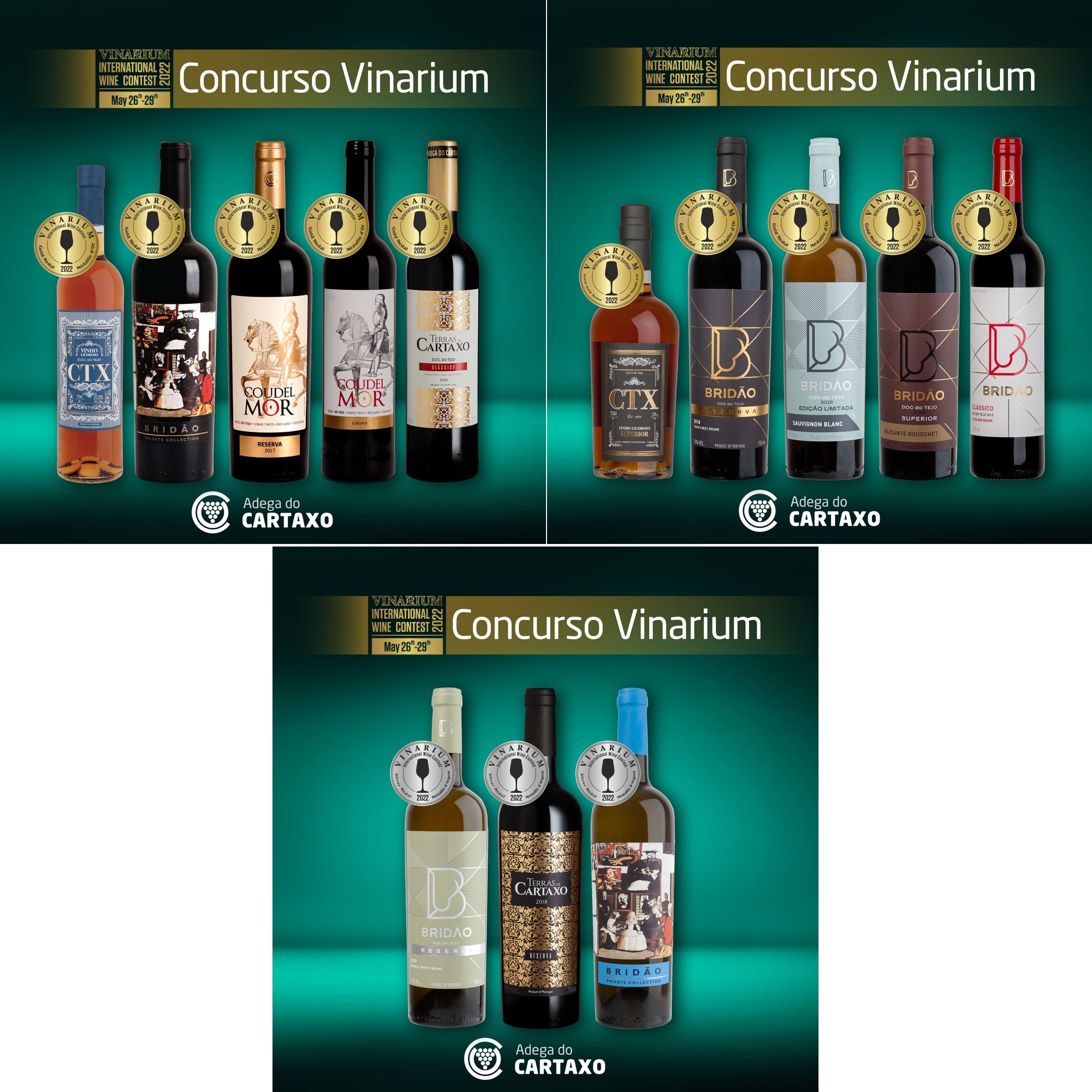 13 distinções no VINARIUM International Wine Contest