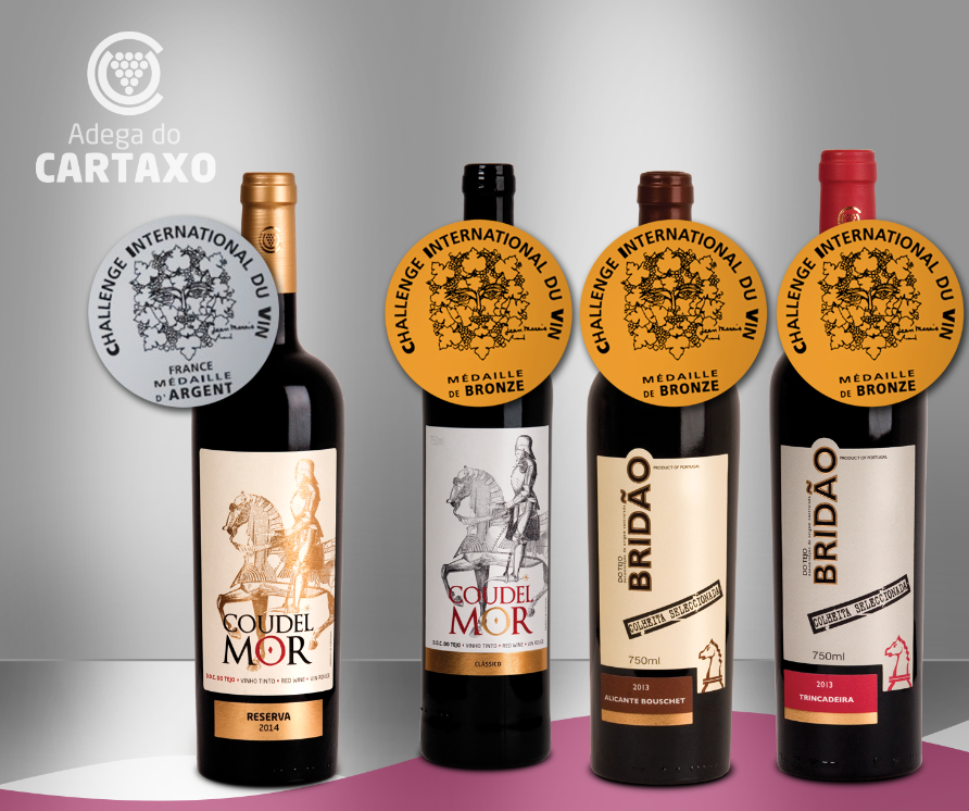 Adega do Cartaxo conquista 4 medalhas no Concurso “Challenge International du Vin”