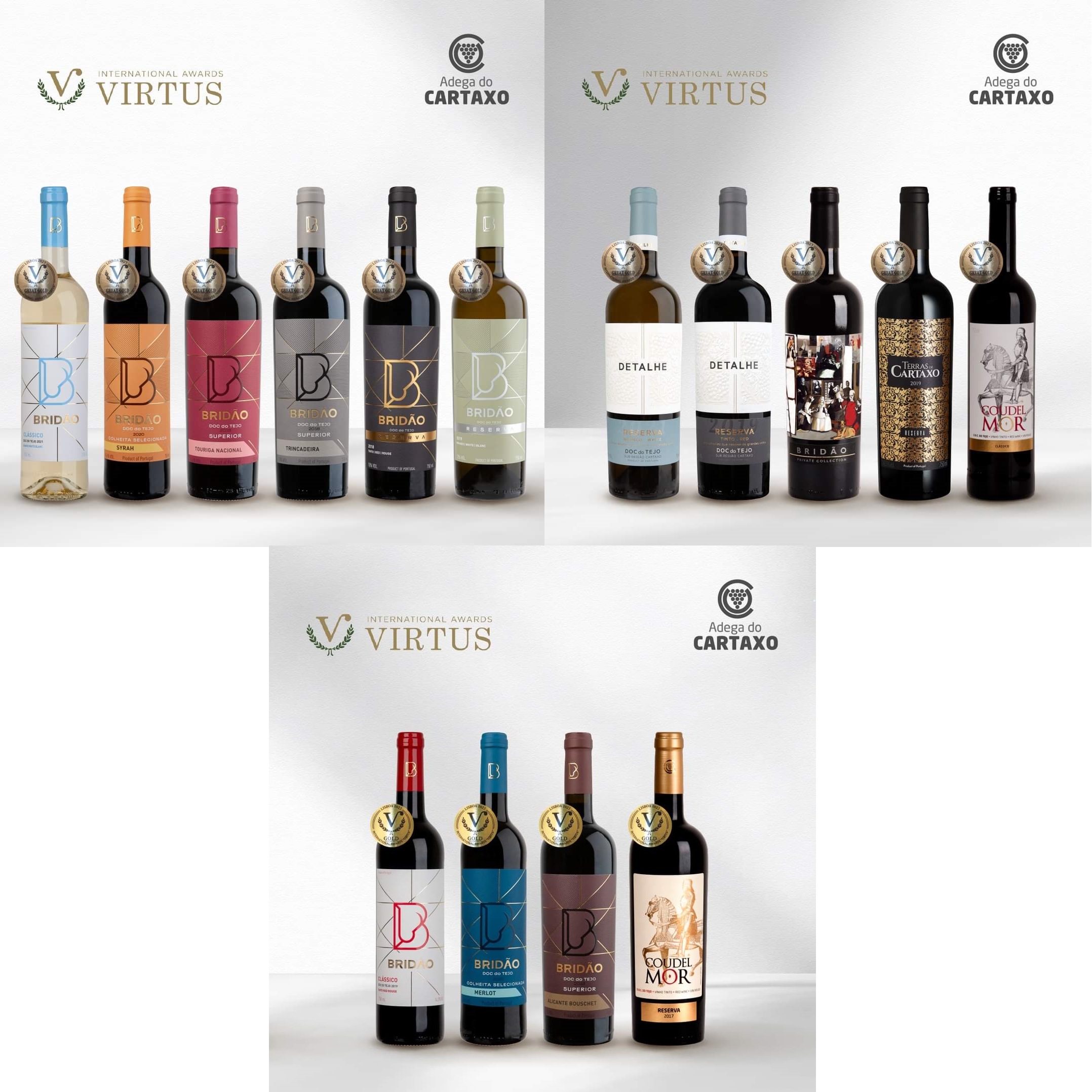 Distinguidos 15 vinhos no International Virtus Awards