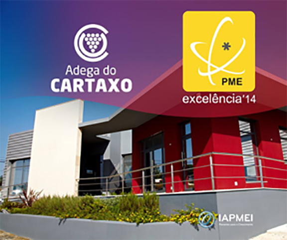 Adega do Cartaxo distinguida com Estatuto PME Excelência 2014 pelo IAPMEI