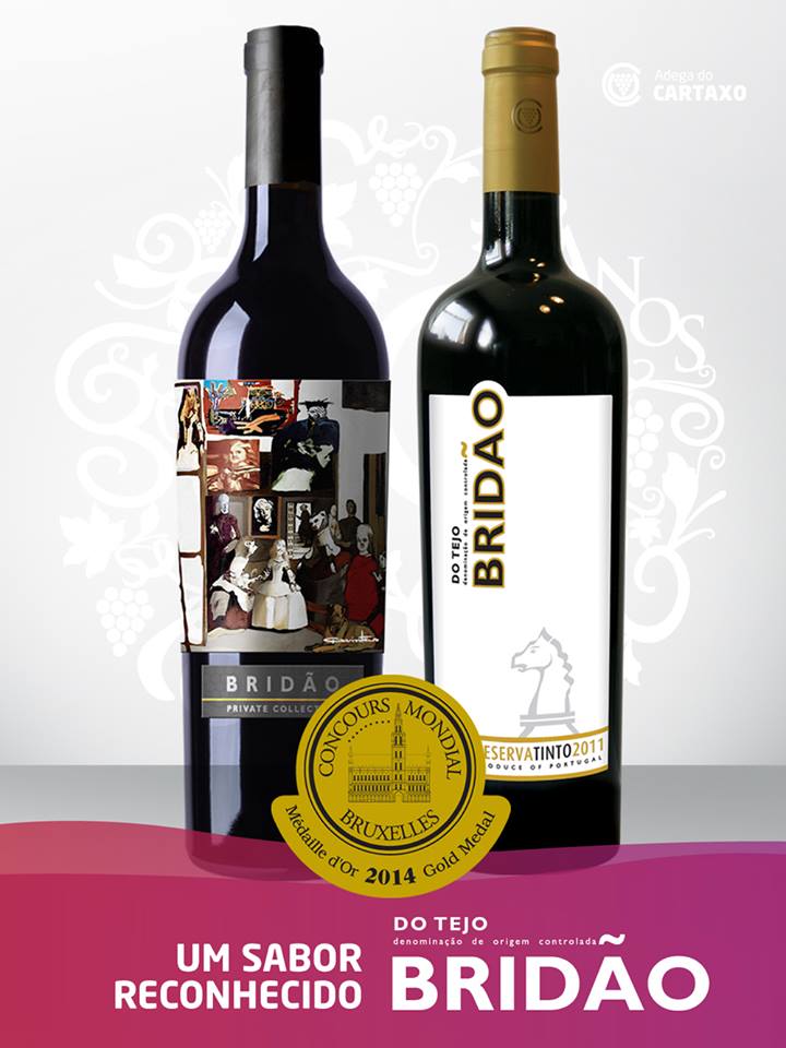 Bridão Wines win gold in Brussels